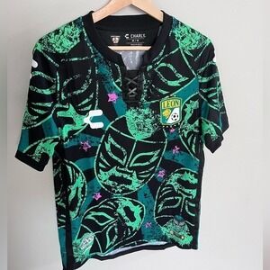 Charly Club Leon Lucha Libre AAA 30th Anniversary Soccer Jersey Green Mens‎ Med